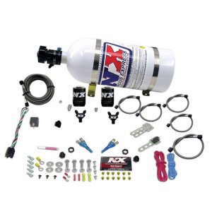 Dodge Viper Nitrous Oxide Kit - Nitrous Express - EFI Dual Nozzle (100-300HP) w/10lb Bottle - `08-`10
